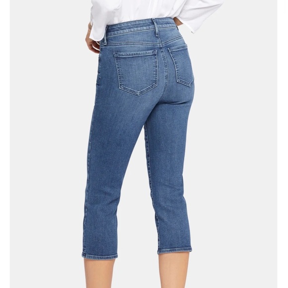 Slim Straight Crop Jeans
In Curves 360 Denim With Side Slits - Picture 4 of 8
